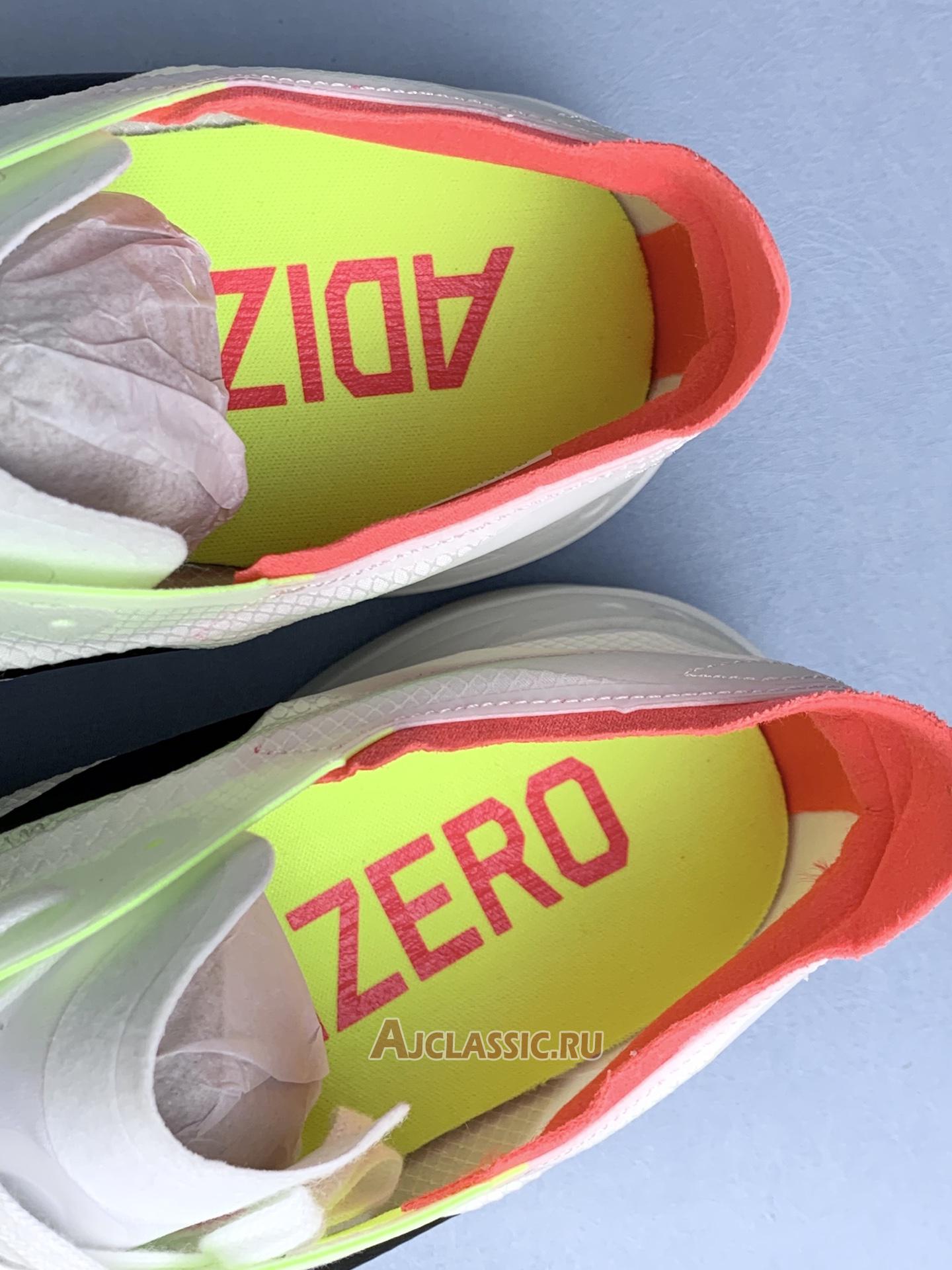 New Adidas Adizero Adios Pro 4 "White Black" JR1163 Shoes