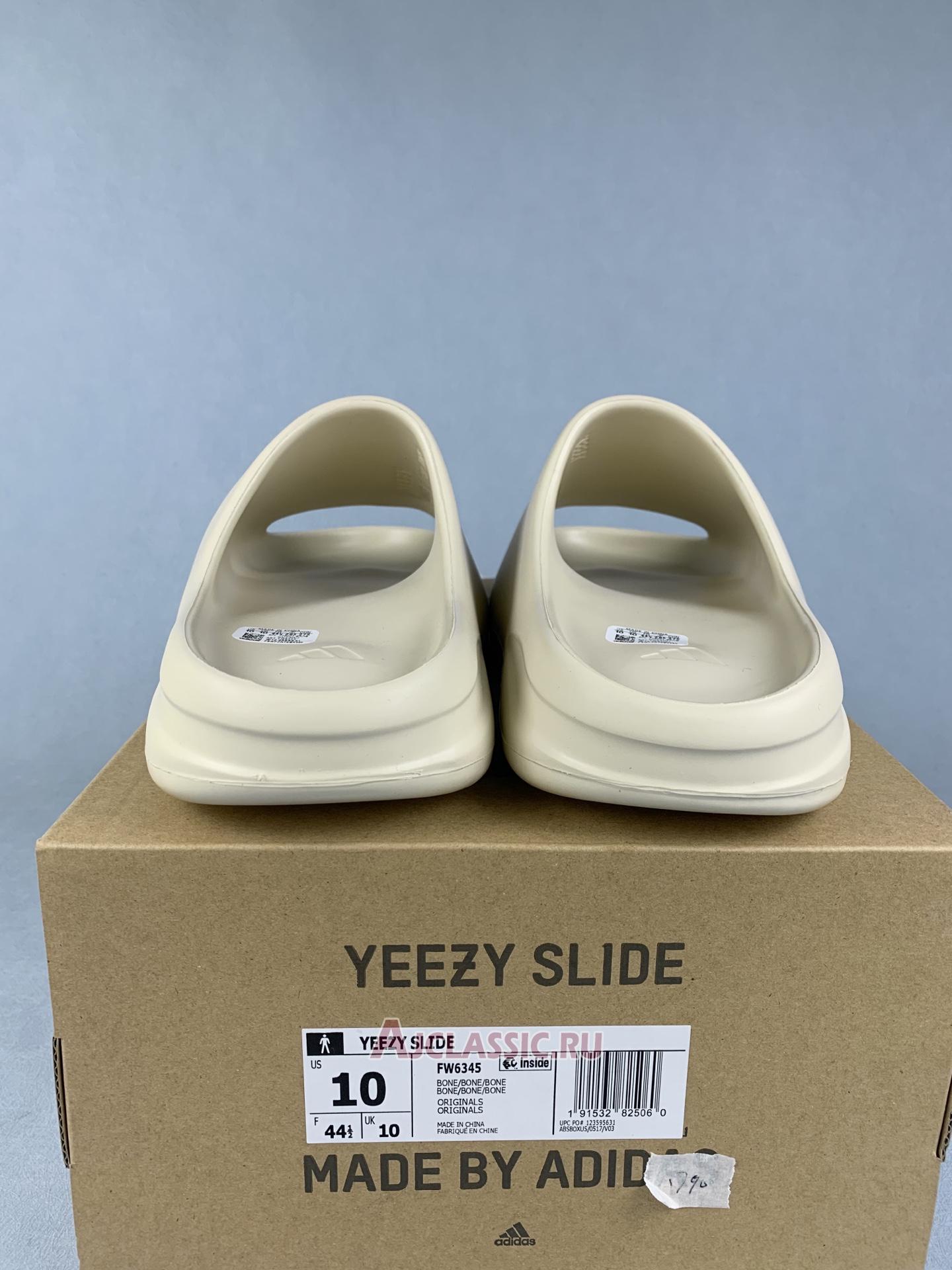 New Adidas Yeezy Slides "Bone" FW6345 Shoes