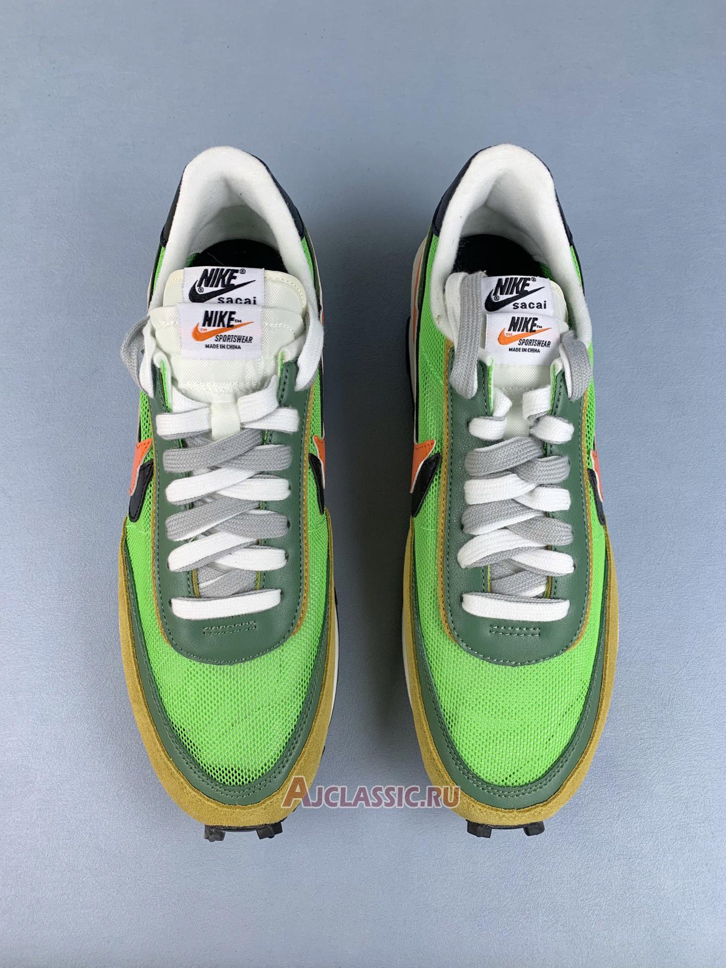New Sacai x Nike LDWaffle "Green Gusto" BV0073-300-2 Shoes
