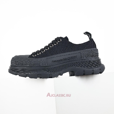 Buy Alexander McQueen Tread Slick Lace Up Triple Black Black 604257W4L321000 Quality Reps Replicas Shoes