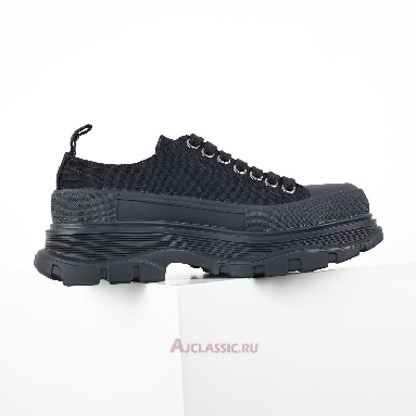 Buy Alexander McQueen Tread Slick Lace Up Triple Black Black 604257W4L321000 Quality Reps Replicas Shoes