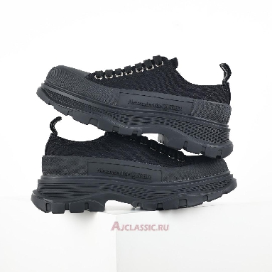 Buy Alexander McQueen Tread Slick Lace Up Triple Black Black 604257W4L321000 Quality Reps Replicas Shoes