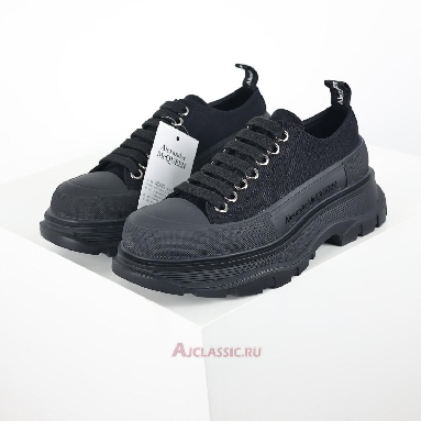 Buy Alexander McQueen Tread Slick Lace Up Triple Black Black 604257W4L321000 Quality Reps Replicas Shoes