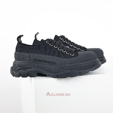 Buy Alexander McQueen Tread Slick Lace Up Triple Black Black 604257W4L321000 Quality Reps Replicas Shoes