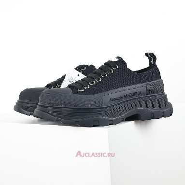 Buy Alexander McQueen Tread Slick Lace Up Triple Black Black 604257W4L321000 Quality Reps Replicas Shoes