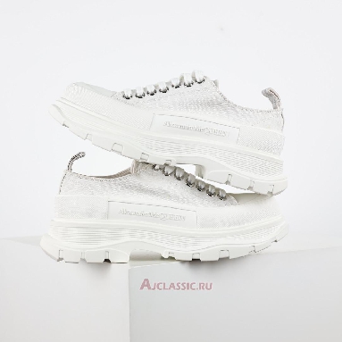 Buy Alexander McQueen Tread Slick Lace Up Triple White White 705660W4MV29000 Quality Reps Replicas Shoes