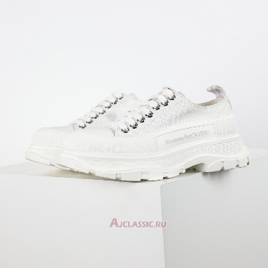 Buy Alexander McQueen Tread Slick Lace Up Triple White White 705660W4MV29000 Quality Reps Replicas Shoes