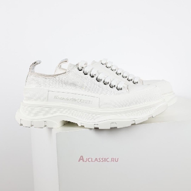 Buy Alexander McQueen Tread Slick Lace Up Triple White White 705660W4MV29000 Quality Reps Replicas Shoes