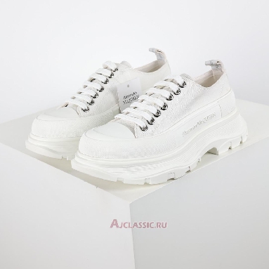 Buy Alexander McQueen Tread Slick Lace Up Triple White White 705660W4MV29000 Quality Reps Replicas Shoes