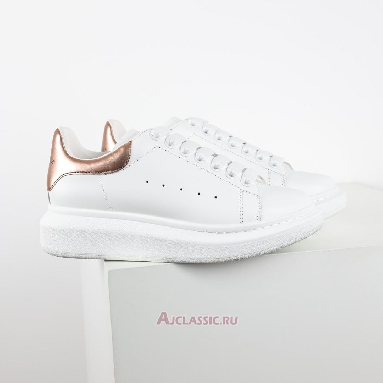 Buy Alexander McQueen Oversized Sneaker White and Rose Gold White 553770WHFBU9053 Quality Reps Replicas Shoes