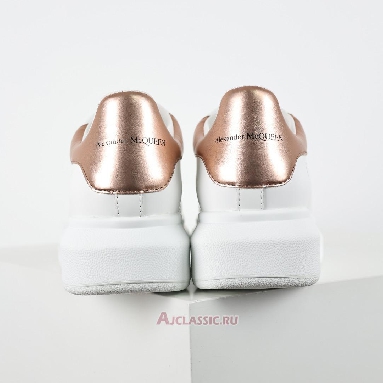 Buy Alexander McQueen Oversized Sneaker White and Rose Gold White 553770WHFBU9053 Quality Reps Replicas Shoes