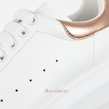 Buy Alexander McQueen Oversized Sneaker White and Rose Gold White 553770WHFBU9053 Quality Reps Replicas Shoes
