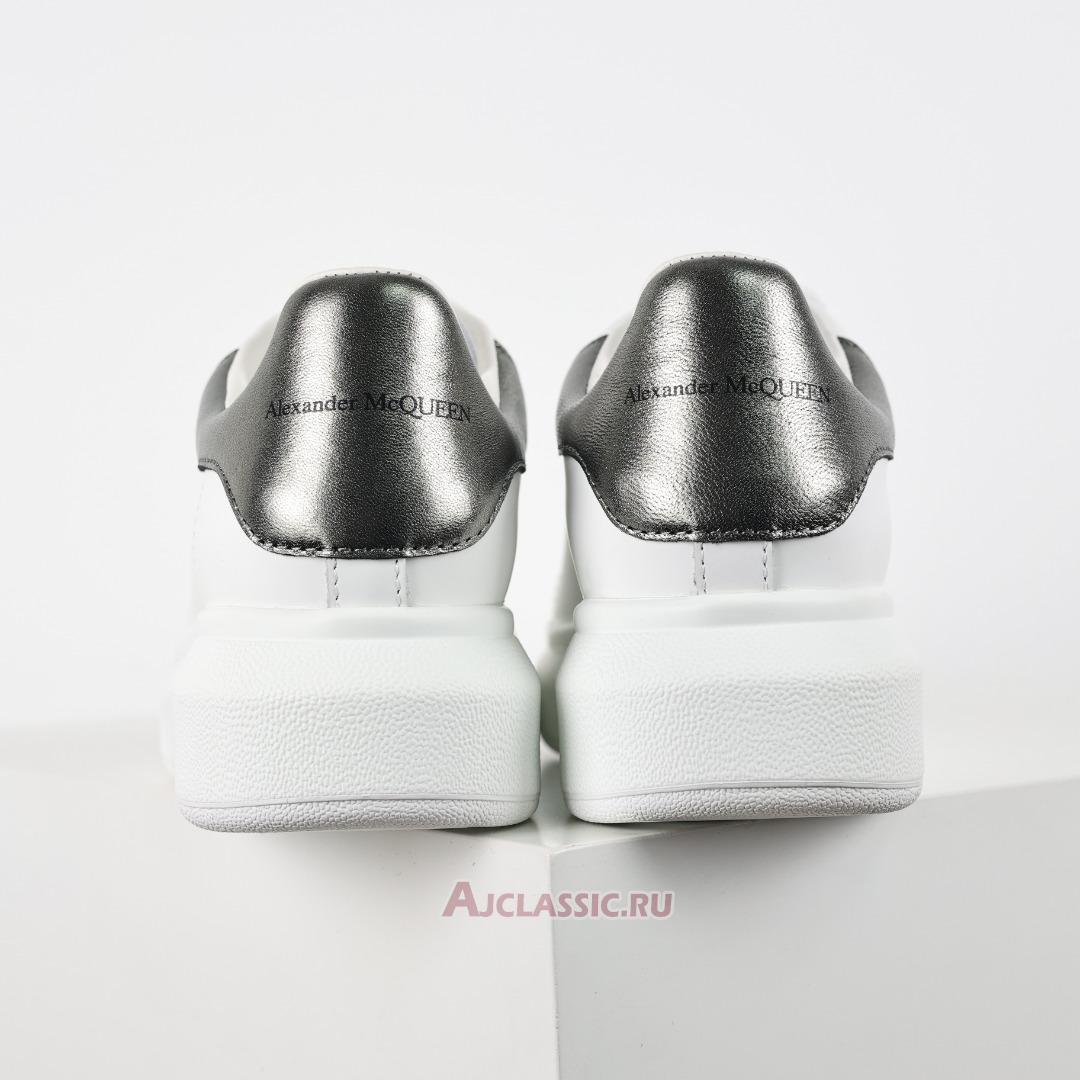 New Alexander McQueen Oversized Sneaker "Bleach White Silver" 553770WHFBU9042 Shoes
