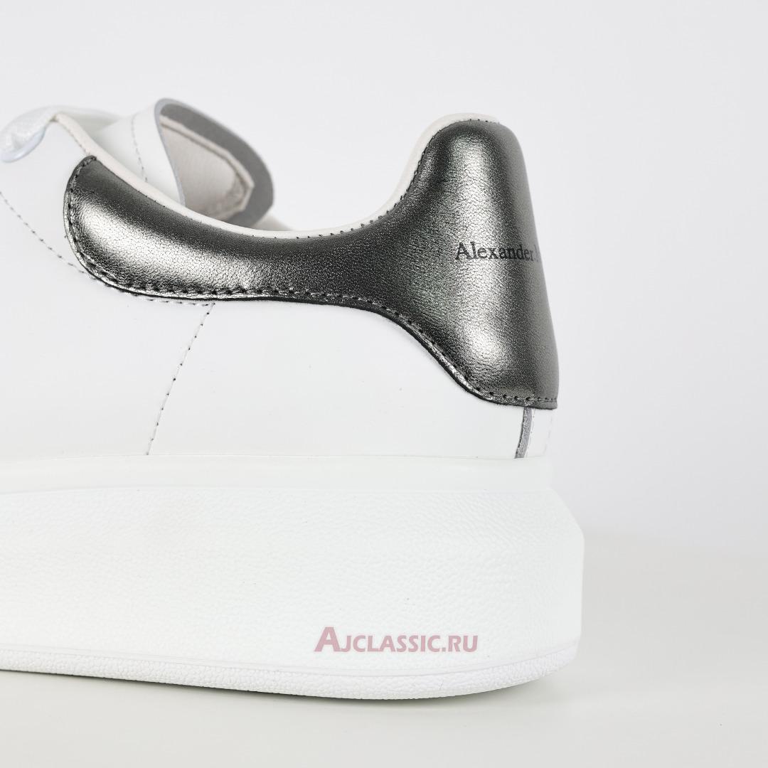 New Alexander McQueen Oversized Sneaker "Bleach White Silver" 553770WHFBU9042 Shoes