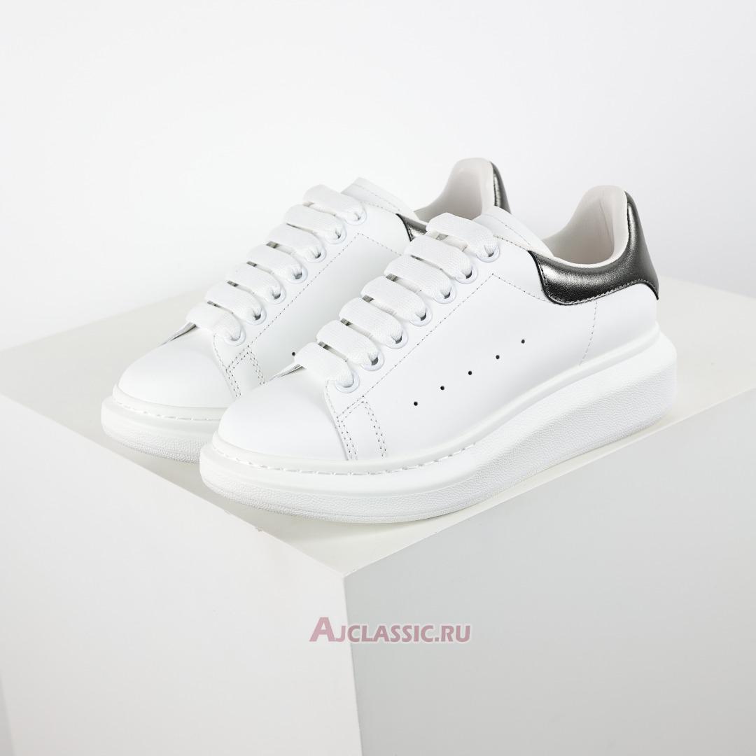 New Alexander McQueen Oversized Sneaker "Bleach White Silver" 553770WHFBU9042 Shoes