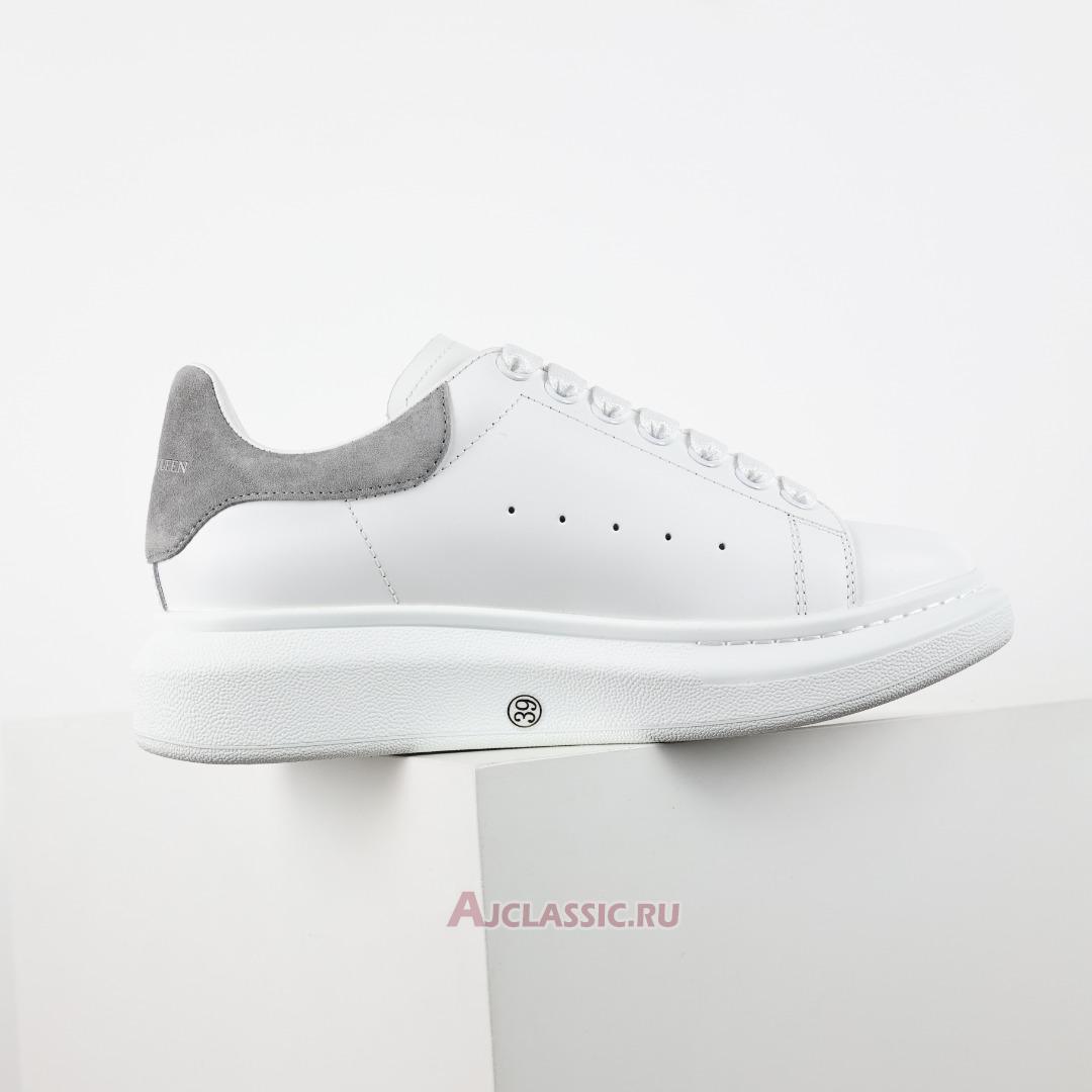 New Alexander McQueen Oversized Sneaker "White Grey Suede" 634609WHNBZ9724 Shoes