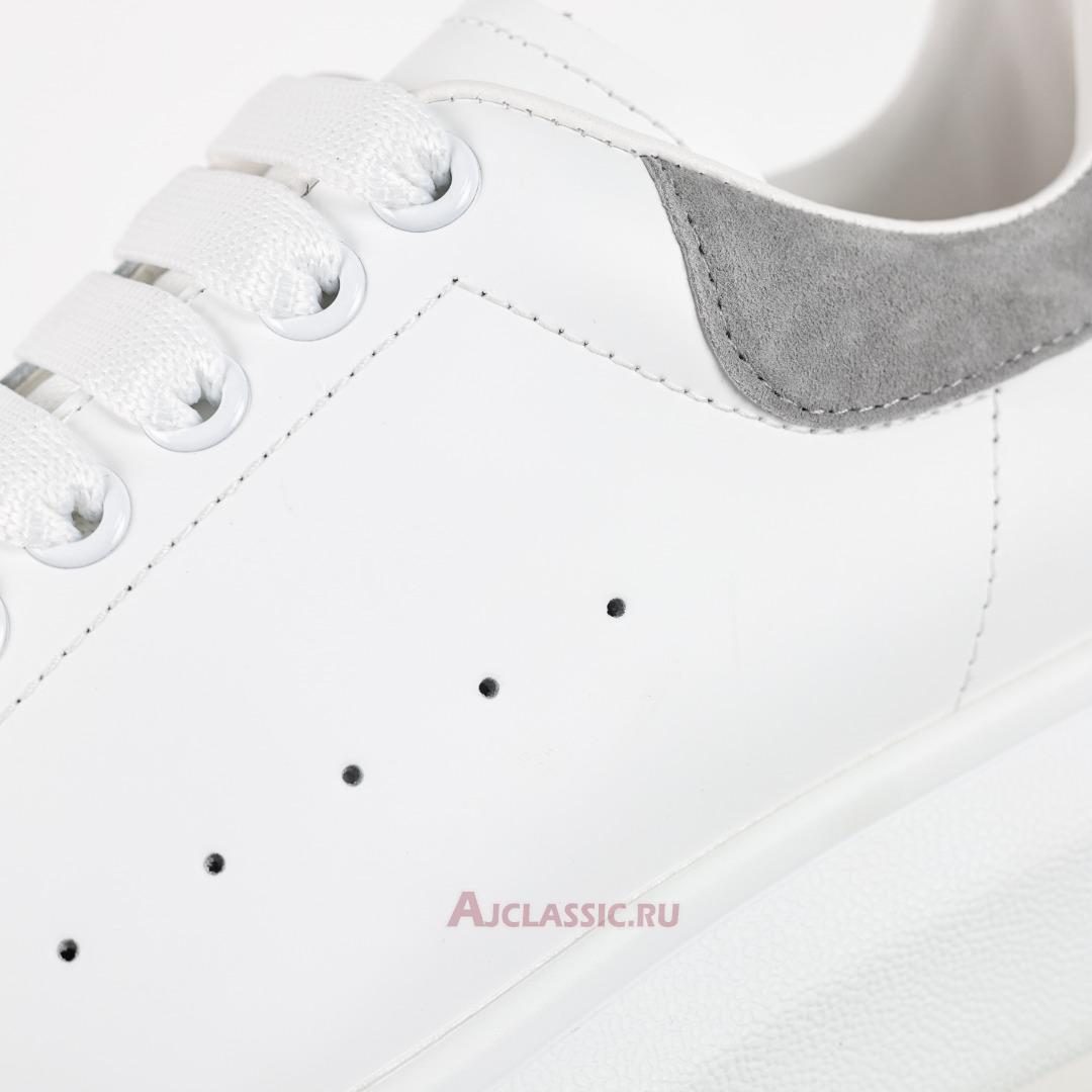 New Alexander McQueen Oversized Sneaker "White Grey Suede" 634609WHNBZ9724 Shoes