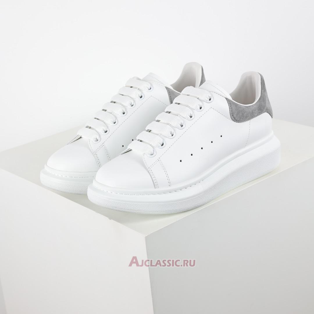 New Alexander McQueen Oversized Sneaker "White Grey Suede" 634609WHNBZ9724 Shoes