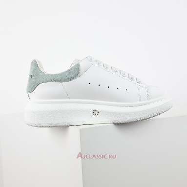 Buy Alexander McQueen Oversized Sneaker White Green Suede White 727388WIBN28935 Quality Reps Replicas Shoes