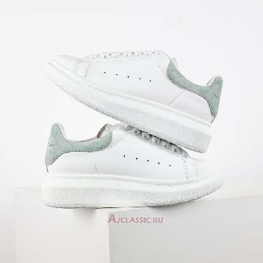 Buy Alexander McQueen Oversized Sneaker White Green Suede White 727388WIBN28935 Quality Reps Replicas Shoes