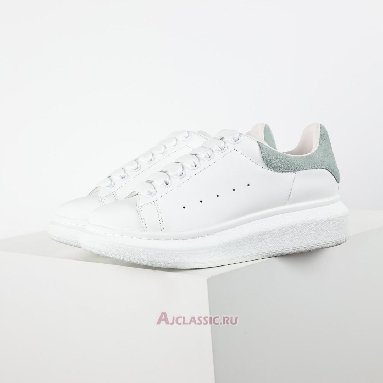 Buy Alexander McQueen Oversized Sneaker White Green Suede White 727388WIBN28935 Quality Reps Replicas Shoes