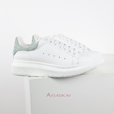 Buy Alexander McQueen Oversized Sneaker White Green Suede White 727388WIBN28935 Quality Reps Replicas Shoes