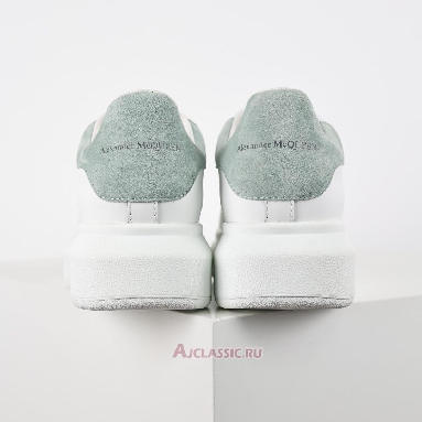 Buy Alexander McQueen Oversized Sneaker White Green Suede White 727388WIBN28935 Quality Reps Replicas Shoes