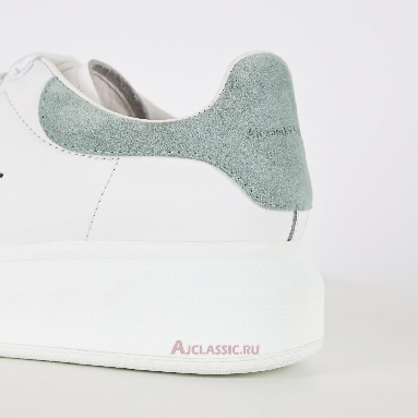 Buy Alexander McQueen Oversized Sneaker White Green Suede White 727388WIBN28935 Quality Reps Replicas Shoes