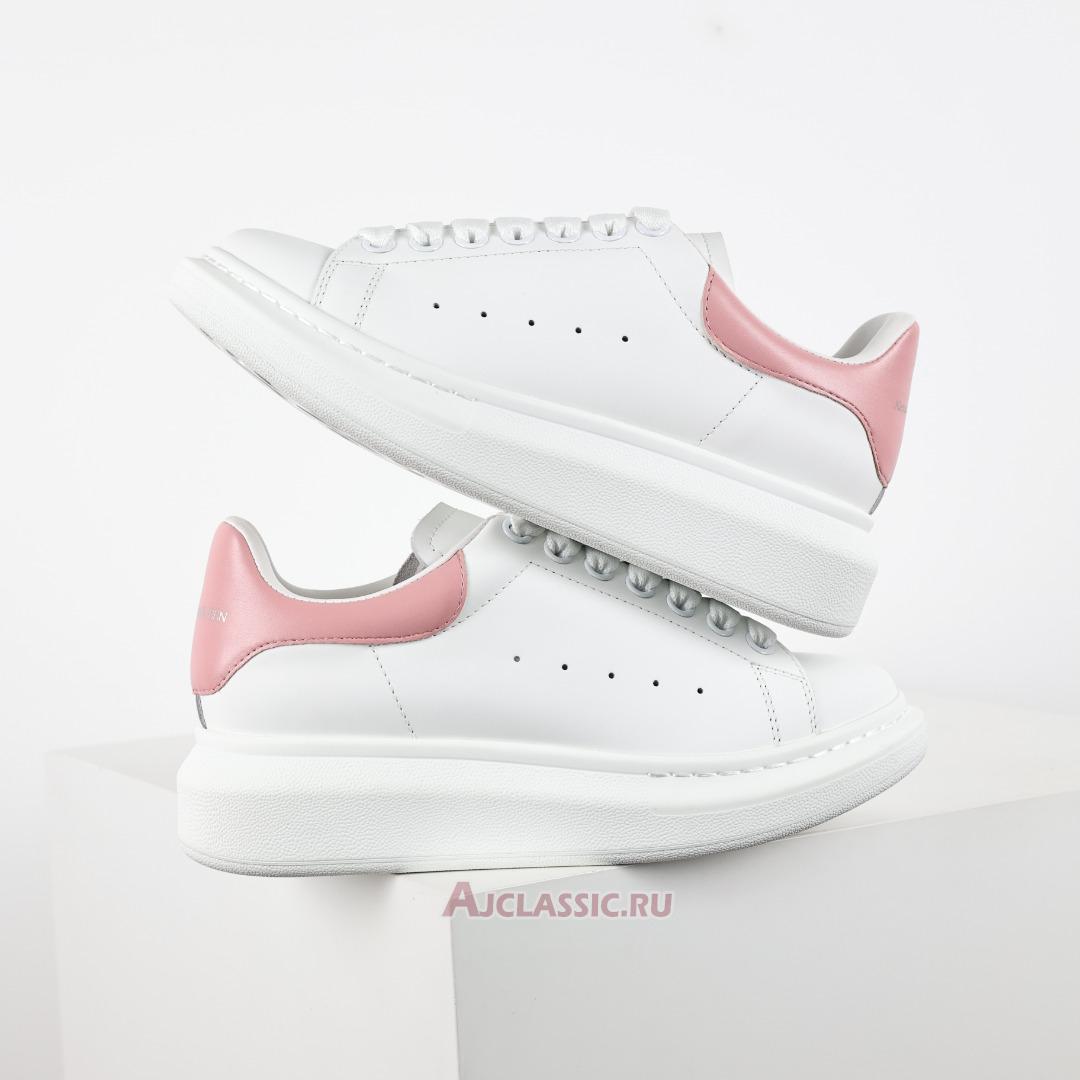 New Alexander McQueen Oversized Sneaker "White Pink Leather" 718233WIEE68742-2 Shoes