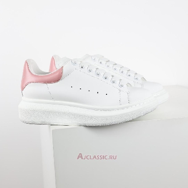 Buy Alexander McQueen Oversized Sneaker White Pink Leather White 718233WIEE68742-2 Quality Reps Replicas Shoes