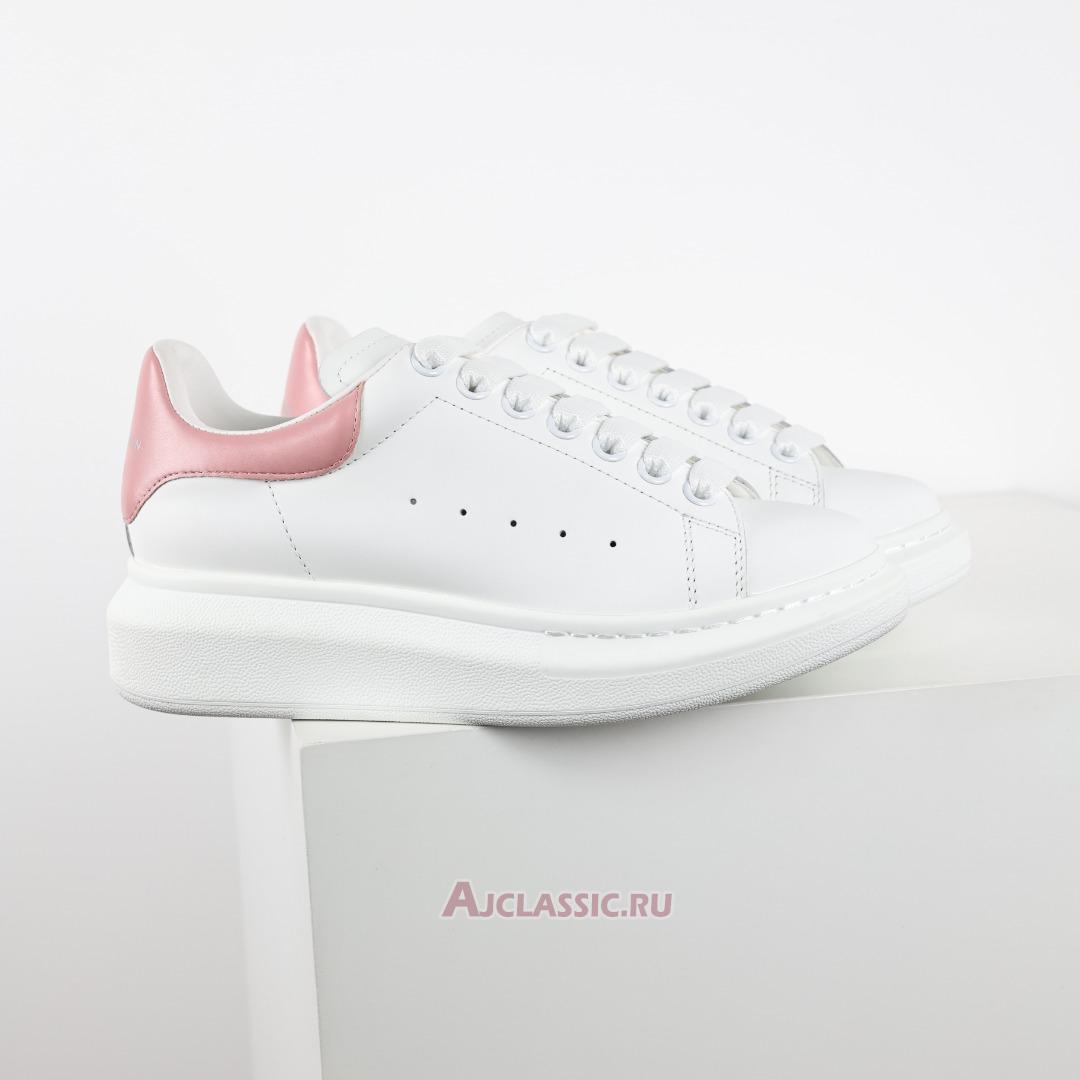 New Alexander McQueen Oversized Sneaker "White Pink Leather" 718233WIEE68742-2 Shoes