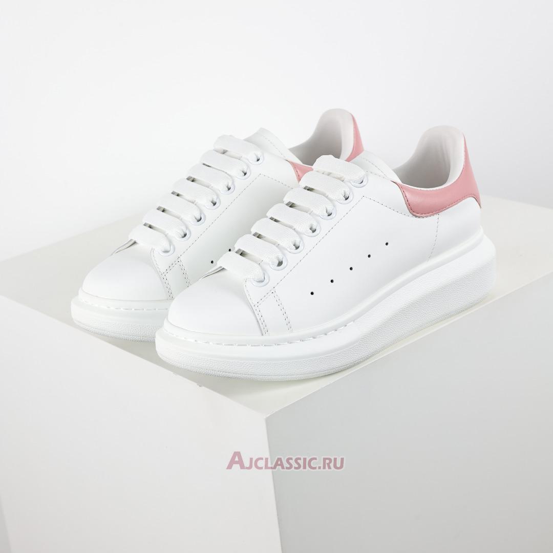 New Alexander McQueen Oversized Sneaker "White Pink Leather" 718233WIEE68742-2 Shoes
