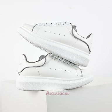 Buy Alexander McQueen Oversized Sneaker White Silver White 559688WHTQK9071 Quality Reps Replicas Shoes
