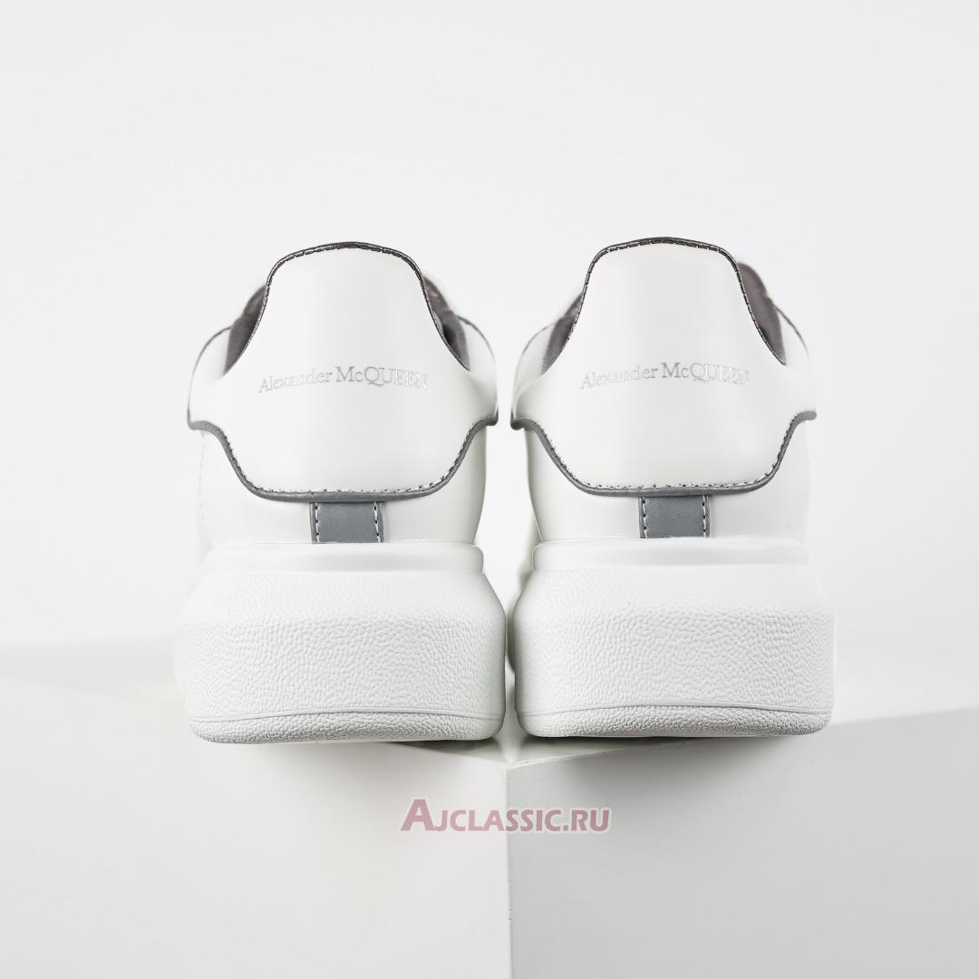 New Alexander McQueen Oversized Sneaker "White Silver" 559688WHTQK9071 Shoes
