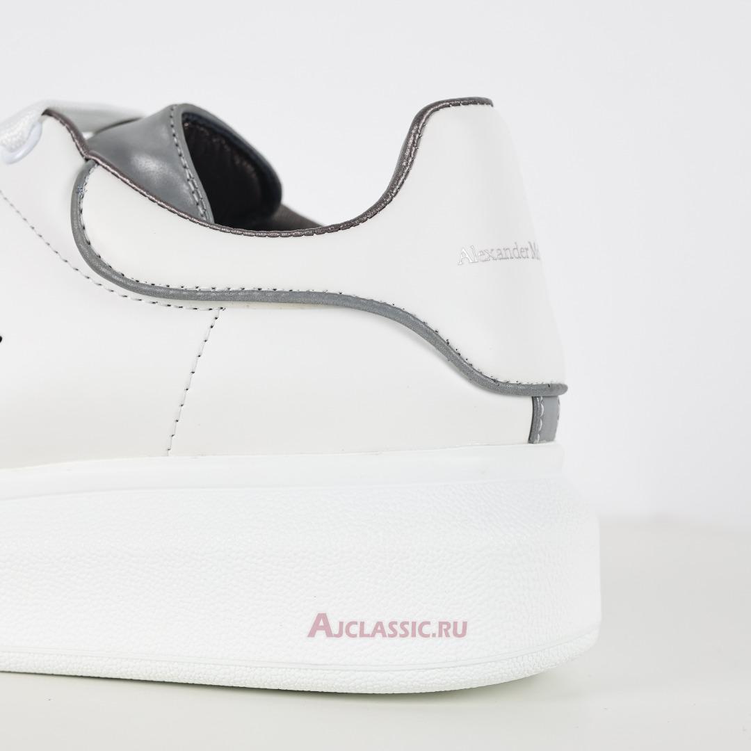 New Alexander McQueen Oversized Sneaker "White Silver" 559688WHTQK9071 Shoes