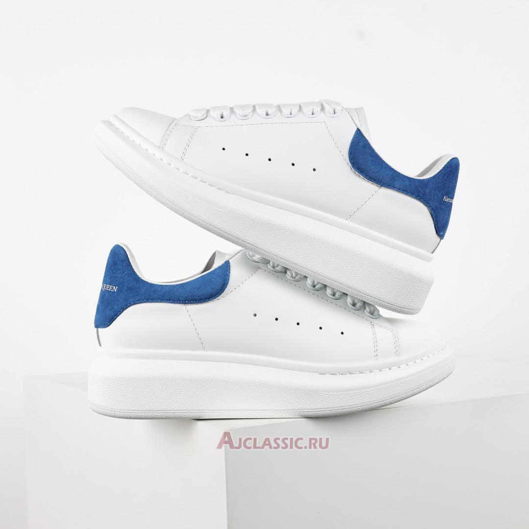 New Alexander McQueen Oversized Sneaker "White Paris Blue" 553680WHGP79086 Shoes