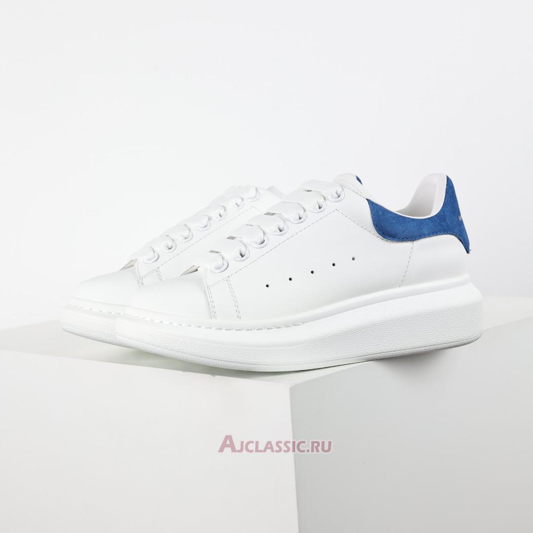 New Alexander McQueen Oversized Sneaker "White Paris Blue" 553680WHGP79086 Shoes