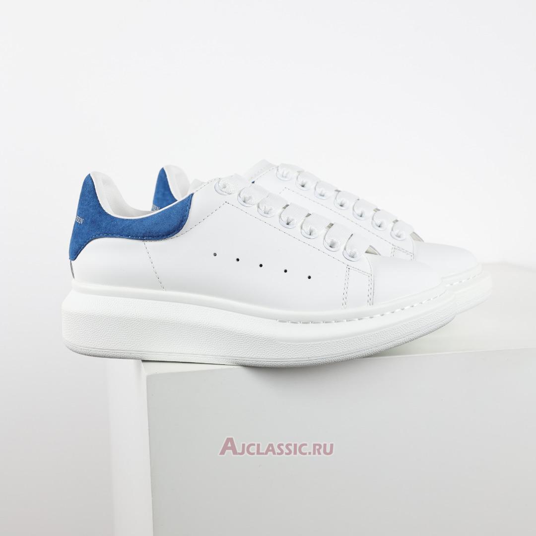 New Alexander McQueen Oversized Sneaker "White Paris Blue" 553680WHGP79086 Shoes