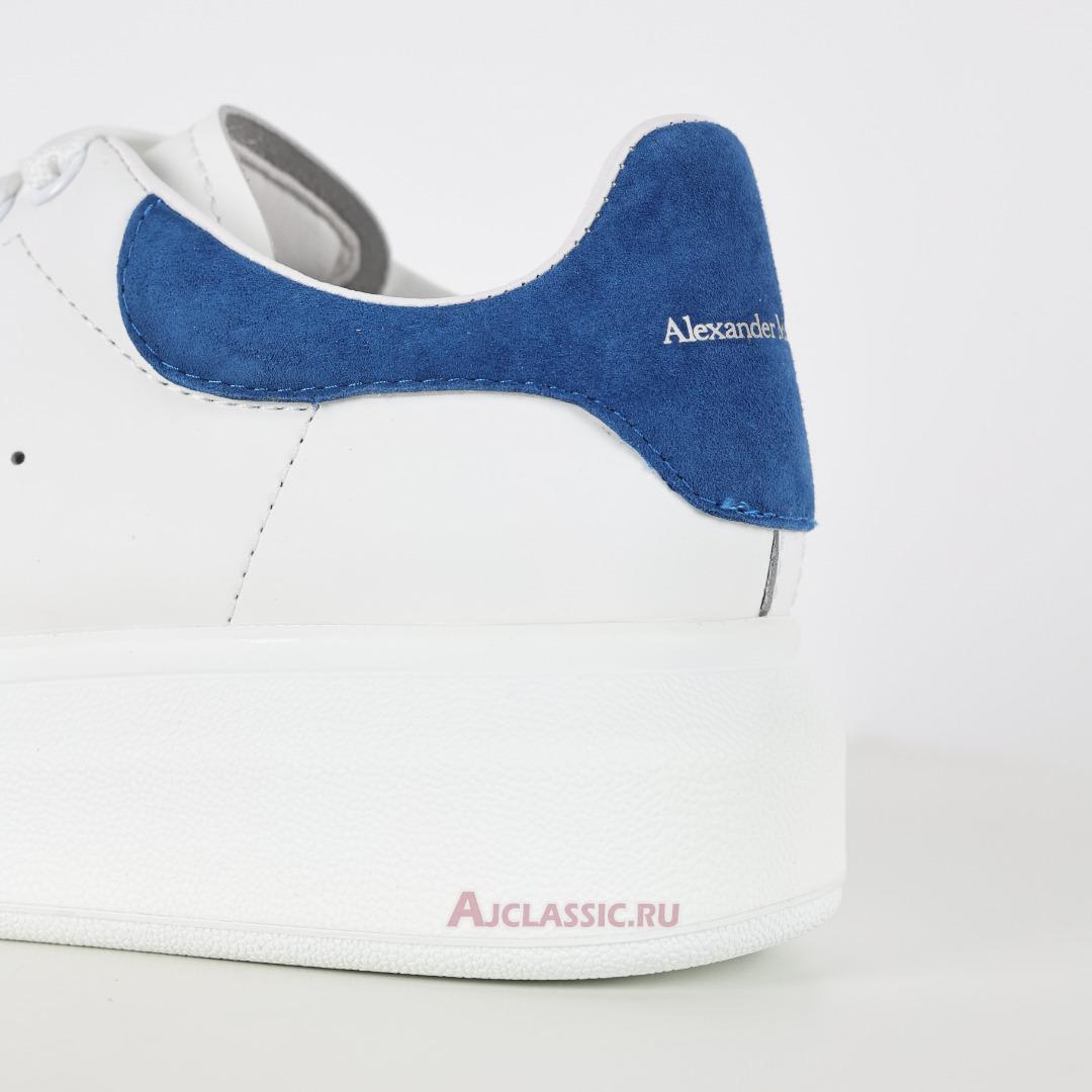New Alexander McQueen Oversized Sneaker "White Paris Blue" 553680WHGP79086 Shoes