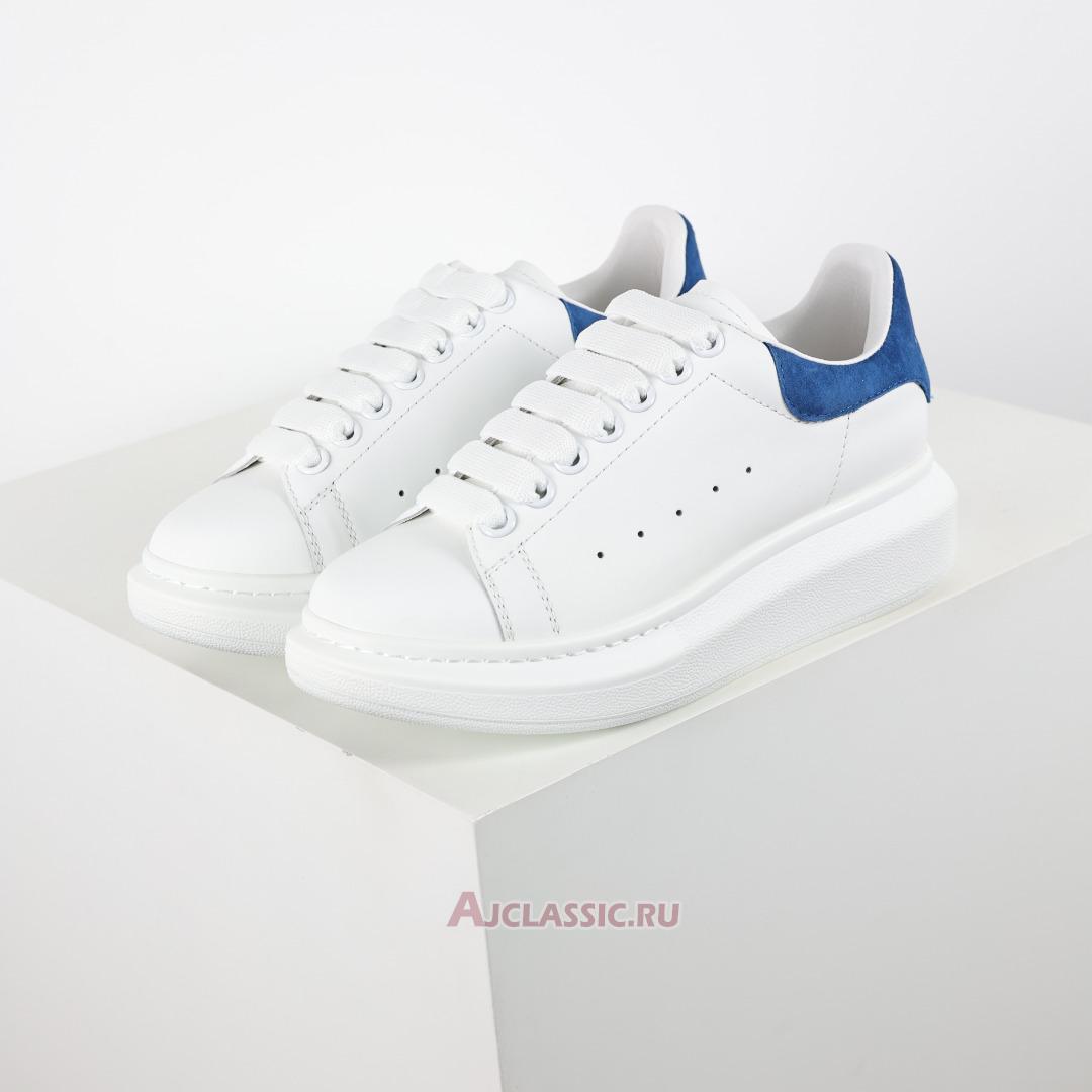 New Alexander McQueen Oversized Sneaker "White Paris Blue" 553680WHGP79086 Shoes