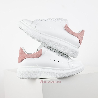 Buy Alexander McQueen Oversized Sneaker White Pink Suede White 718139WIEEU8772-2 Quality Reps Replicas Shoes