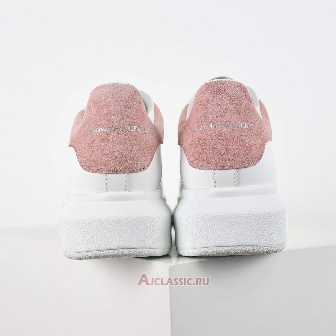 New Alexander McQueen Oversized Sneaker "White Pink Suede" 718139WIEEU8772-2 Shoes