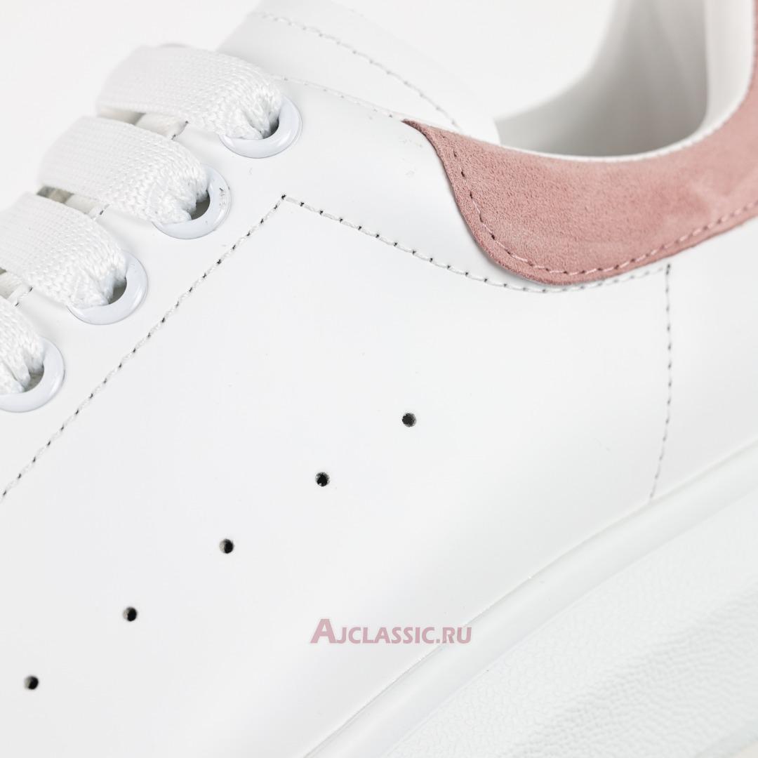 New Alexander McQueen Oversized Sneaker "White Pink Suede" 718139WIEEU8772-2 Shoes