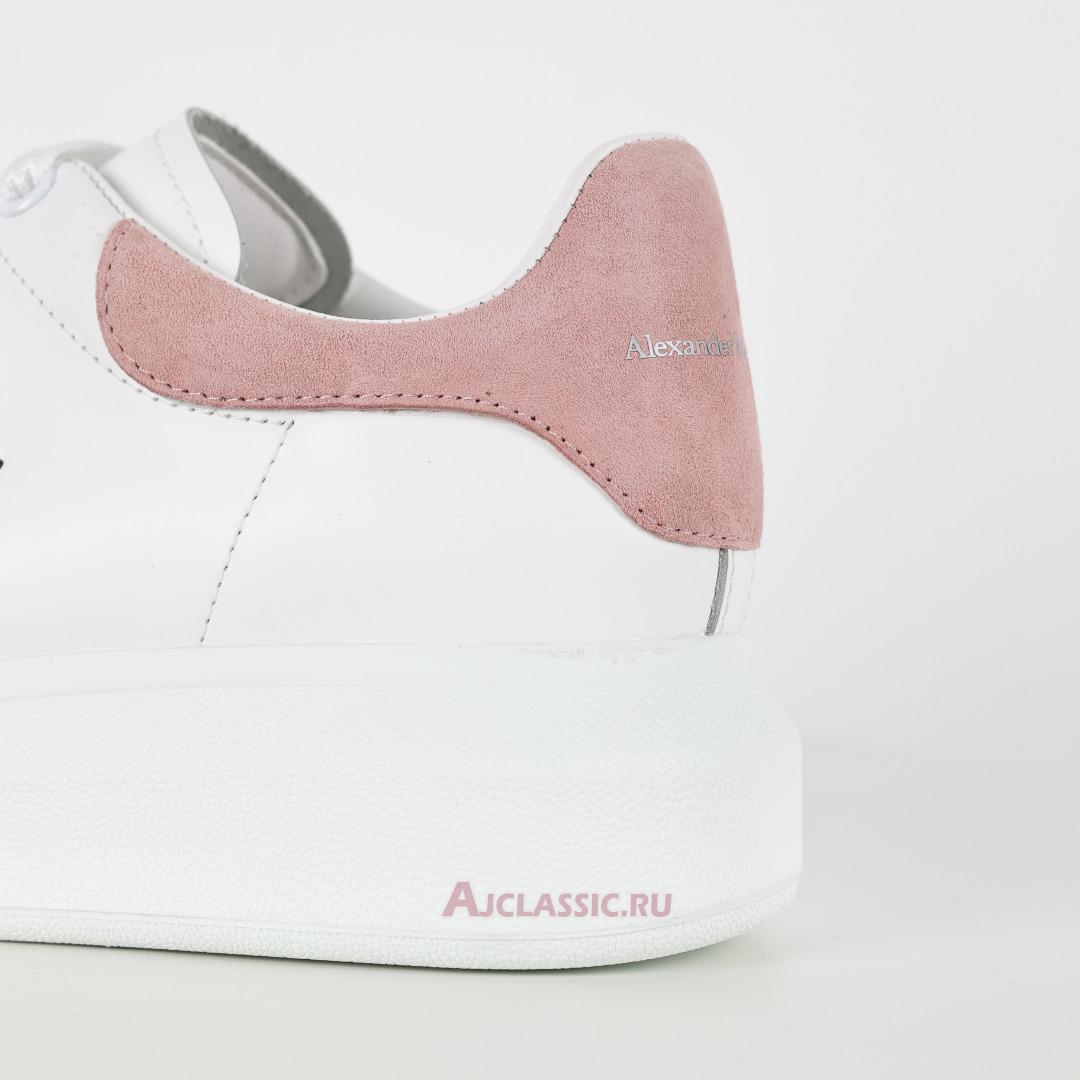 New Alexander McQueen Oversized Sneaker "White Pink Suede" 718139WIEEU8772-2 Shoes
