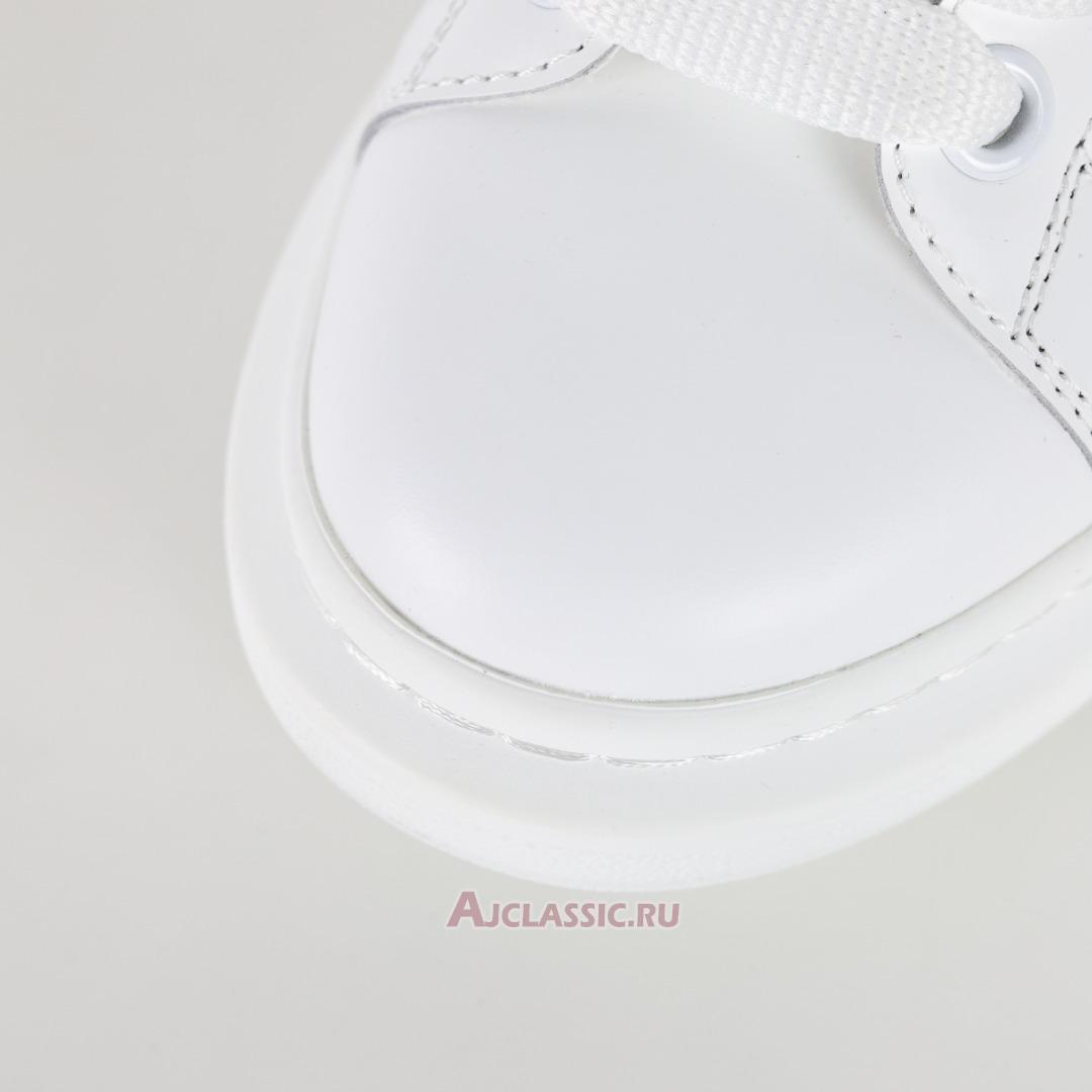 New Alexander McQueen Oversized Sneaker "White Silver Glitter" 612099WHX1Z9413 Shoes