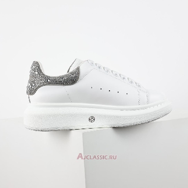 Buy Alexander McQueen Oversized Sneaker White Crystal Diamond White 612099WHX1Z9413-2 Quality Reps Replicas Shoes