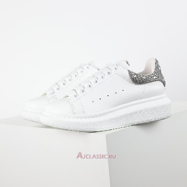 Buy Alexander McQueen Oversized Sneaker White Crystal Diamond White 612099WHX1Z9413-2 Quality Reps Replicas Shoes