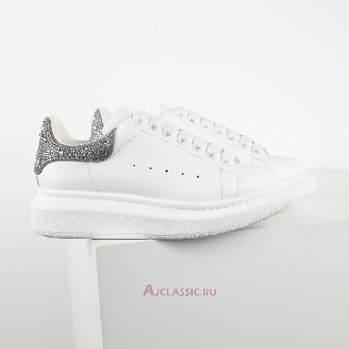 Buy Alexander McQueen Oversized Sneaker White Crystal Diamond White 612099WHX1Z9413-2 Quality Reps Replicas Shoes