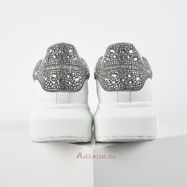 Buy Alexander McQueen Oversized Sneaker White Crystal Diamond White 612099WHX1Z9413-2 Quality Reps Replicas Shoes