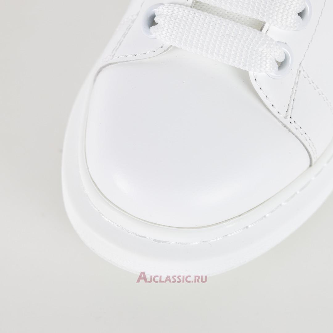 New Alexander McQueen Oversized Sneaker "White Crystal Diamond" 612099WHX1Z9413-2 Shoes